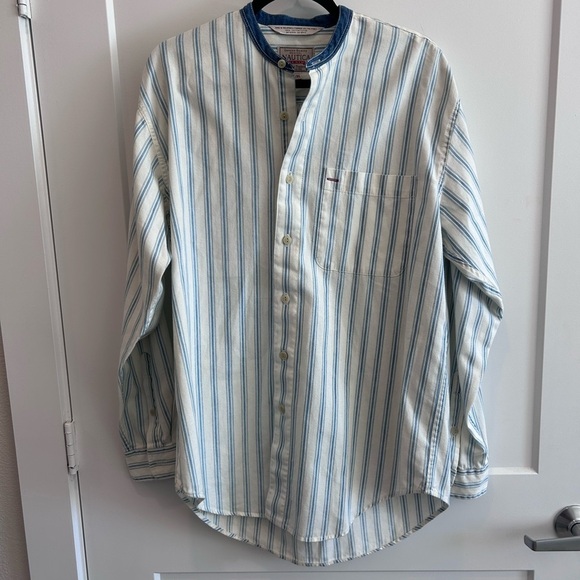 VINTAGE Nautica cotton button up - Picture 1 of 5
